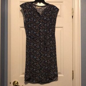 LOFT button dress